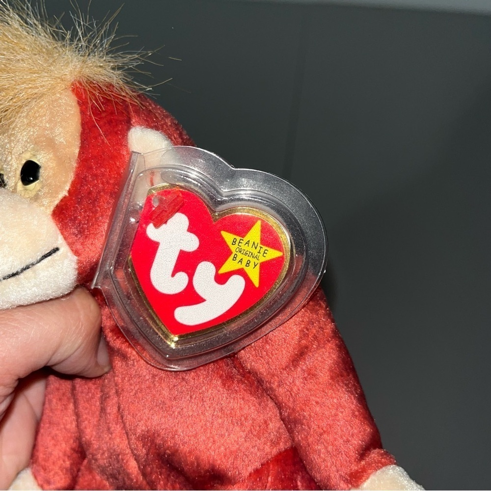 TY Beanie Baby SCHWEETHEART the Orangutan Retired NWT 1999 - Picture 10 of 11